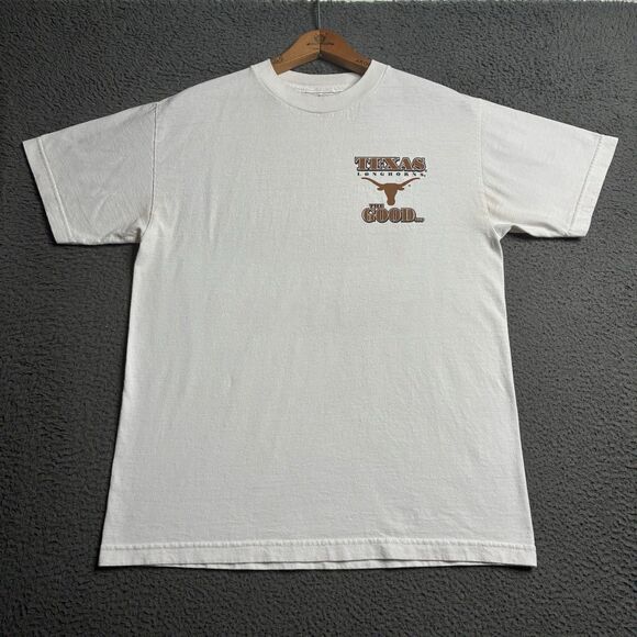 Vintage 90s University Of Texas Longhorns T-Shirt Mens Medium College Rivalry - Picture 5 of 12